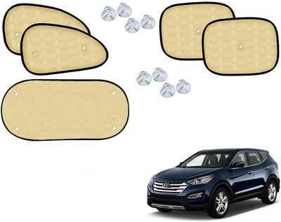 Automotive Prist Side Window Sun Shade For Hyundai SantaFe(Beige)