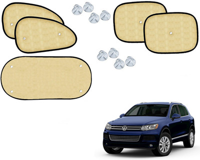 Automotive Prist Rear Window Sun Shade For Volkswagen Touareg(Beige)