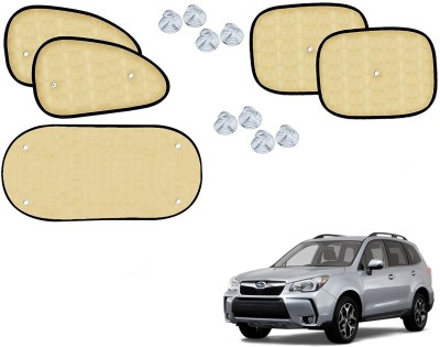 Automotive Prist Rear Window Sun Shade For Subaru Forester(Beige)