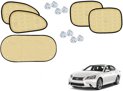 Automotive Prist Side Window Sun Shade For Lexus GS(Beige)