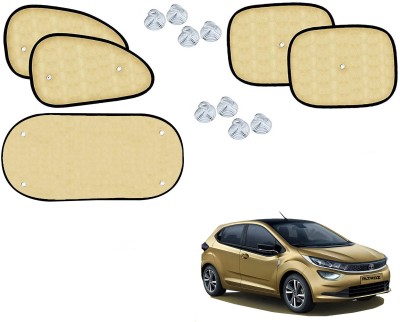 Automotive Prist Side Window Sun Shade For Tata Altroz(Beige)