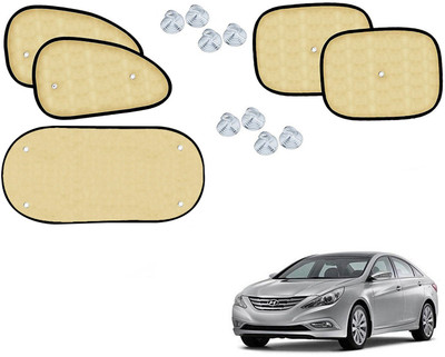Shop Buy Rear Window, Side Window Sun Shade For Hyundai Sonata(Beige)