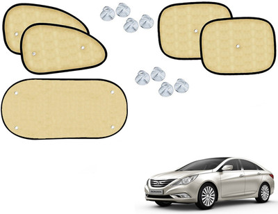 Automotive Prist Side Window Sun Shade For Hyundai Sonata Embera(Beige)