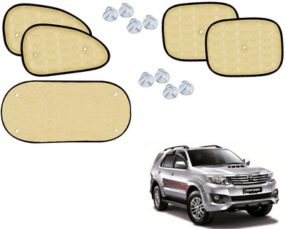 Automotive Prist Rear Window Sun Shade For Toyota Fortuner(Beige)