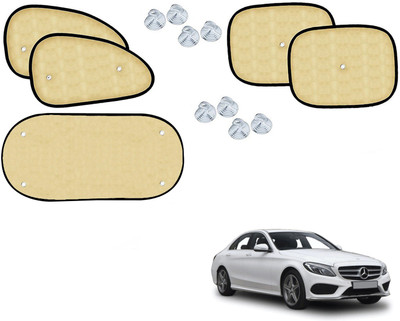 Shop Buy Rear Window, Side Window Sun Shade For Mercedes Benz C220(Beige)