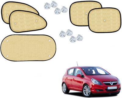 Automotive Prist Rear Window Sun Shade For Opel Corsa(Beige)