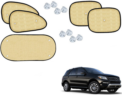 Automotive Prist Side Window Sun Shade For Mercedes Benz ML250(Beige)
