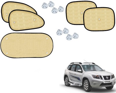 Automotive Prist Side Window Sun Shade For Nissan Terrano(Beige)