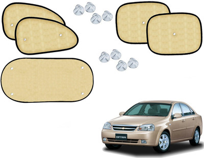 Automotive Prist Side Window Sun Shade For Chevrolet Optra(Beige)