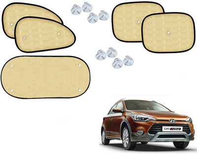 Automotive Prist Side Window Sun Shade For Hyundai i20(Beige)