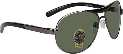 I REBEL Aviator Sunglasses(For Men & Women, Green)
