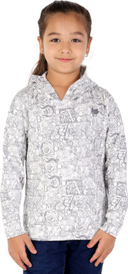 HOPZ Full Sleeve Printed Girls Sweatshirt