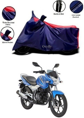 AutoRash Waterproof Two Wheeler Cover for Bajaj(Discover, Blue, Red)