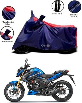 Mdstar Waterproof Two Wheeler Cover for Honda(Hornet 2.0, Blue, Red)