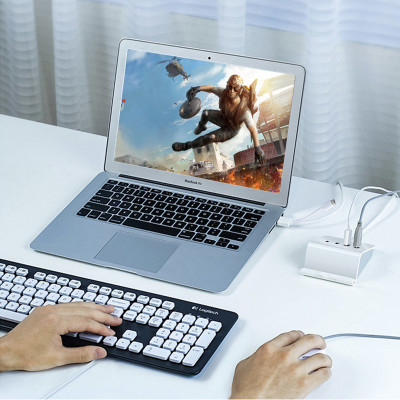 Gabbar ™Multi-Port USB 4-Port USB 2.0 OTG HUB for Smart Phone & Computer Micro USB 2 in 1 Hub Smartphone Dock Acts as Charging Station & Phone Stand Holder USB Charger, Card Reader, USB Mouse, USB Cable, USB Fan(White) Gabbar ™Multi-Port USB 4-Port USB 2.0 OTG HUB for Smart Phone & Computer Micro USB 2 in 1 Hub Smartphone Dock Acts as Charging Station & Phone Stand Holder USB Charger, Card Reader, USB Mouse, USB Cable, USB Fan(White)