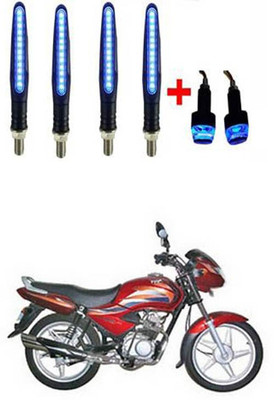 FKOK Side LED Indicator Light for TVS Victor GLX(Blue)