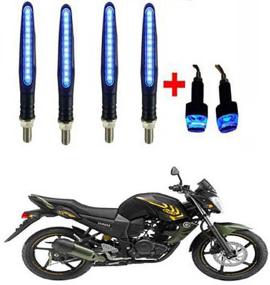 FKOK Side LED Indicator Light for Yamaha FZ(Blue)
