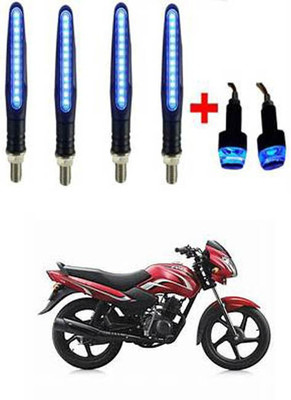 FKOK Side LED Indicator Light for TVS Star Sport(Blue)