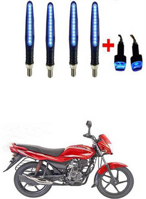 FKOK Side LED Indicator Light for Bajaj Platina 100 DTS-i(Blue)
