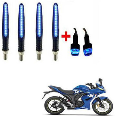 FKOK Side LED Indicator Light for Suzuki Gixxer SF(Blue)