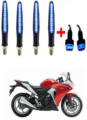 FKOK Side LED Indicator Light for Honda CBR 250R(Blue)