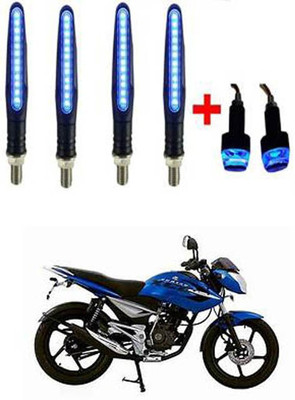 FKOK Side LED Indicator Light for Bajaj XCD 125cc(Blue)