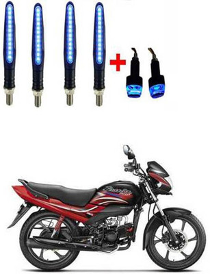 FKOK Side LED Indicator Light for Hero Passion Pro(Blue)