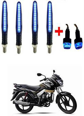 FKOK Side LED Indicator Light for Mahindra Centuro(Blue)