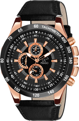 PIRASO RSSL 2020 BLACK COPPER (STRAP) BLACK STARP&BLACK COPPER DIAL CHRONO DISPLAY BEAUTIFUL DESIGN WATCH FOR MEN Analog Watch  - For Boys