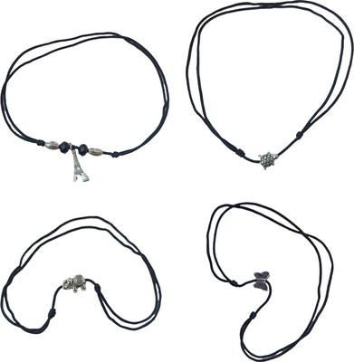 MS ENTERPRISE Cotton Dori Anklet(Pack of 4)