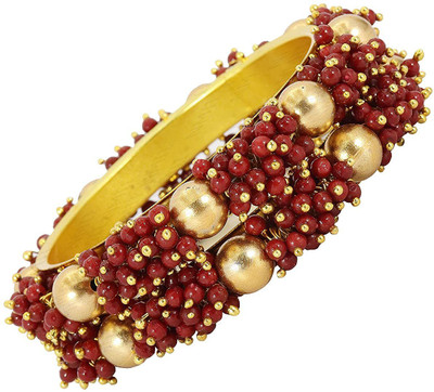 HOMOZE Metal Gold-plated Bangle Set(Pack of 2)