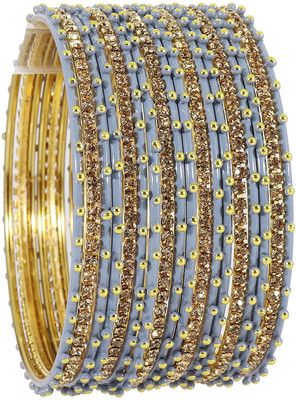 HOMOZE Metal Bangle Set(Pack of 18)