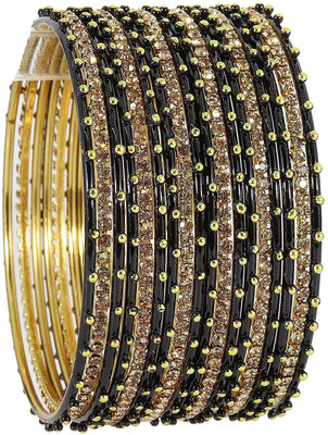 HOMOZE Metal Bangle Set(Pack of 18)