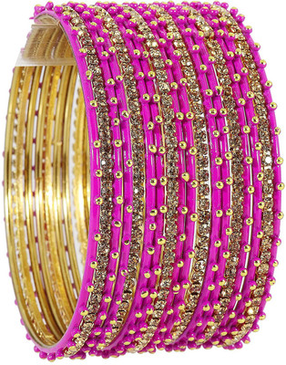 HOMOZE Metal Bangle Set(Pack of 18)