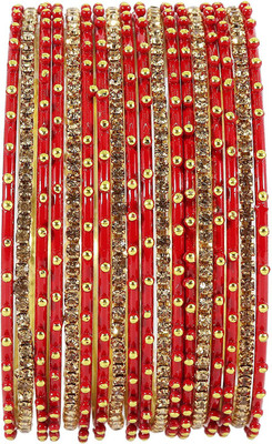HOMOZE Metal Bangle Set(Pack of 18)