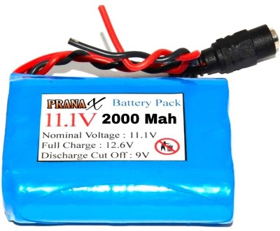 Pranax 12V 2000 Mah Li-ion 18650 Lithium Ion Pack Rechargeable 3S1P GPS/CCTV Camera  Battery
