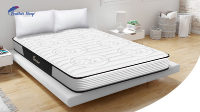 Feather Sleep Dual Comfort Hybrid Ortho Mattress Gel Foam White75x30x5 Inches 5 inch Single Bonded Foam Mattress(L x W: 75 inch x 30 inch)