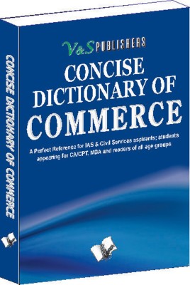 Concise Dictionary Of Commerce 1 Edition(English, Paperback, unknown)
