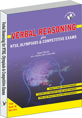 Verbal Reasoning  - For NTSE, olympiads & competitive exams(English, Paperback, Ghosh Jaya)