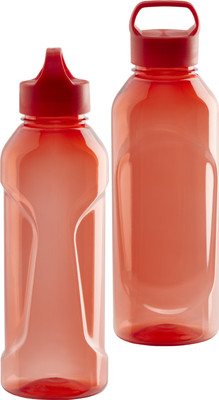 POLYSET by Polyset Plastics Private Limited - India 750 ml Plastic Bottle(Pack of 2, Red)