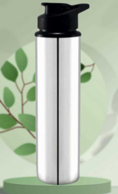 VISAXMI 900 ml Steel Sipper(Pack of 1, Silver, Black)