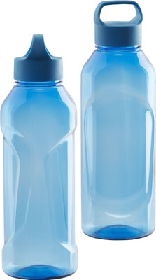 POLYSET by Polyset Plastics Private Limited - India 750 ml Plastic Bottle(Pack of 2, Blue)