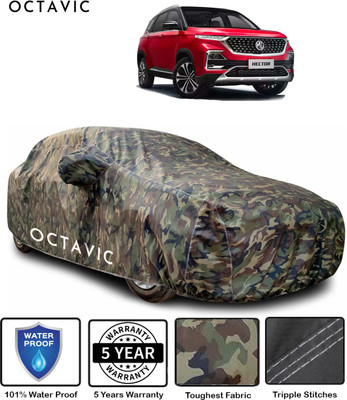 octavic Car Cover For MG Hector (With Mirror Pockets)(Green)