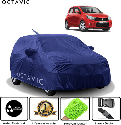 octavic Car Cover For Maruti Suzuki Celerio (With Mirror Pockets)(Blue)