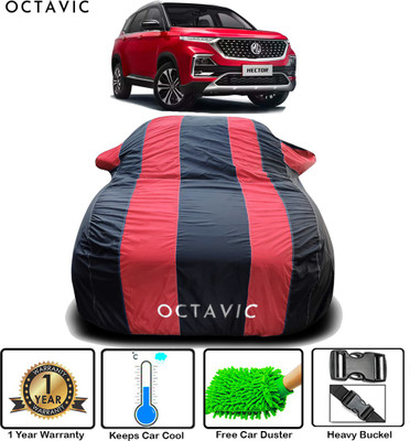 octavic Car Cover For MG Hector (With Mirror Pockets)(Red)