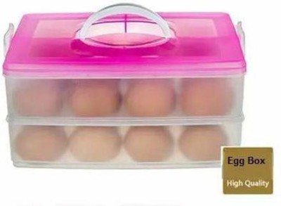 Kankodo Plastic Egg Container  - 2 dozen(White)