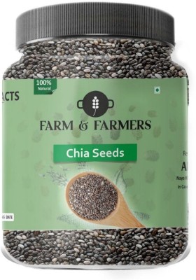 Farm & Farmers Chia Seeds 180GM- Premium Raw Chia Seed | Healthy Food | Diet for Weight Loss Chia Seeds(180 g)