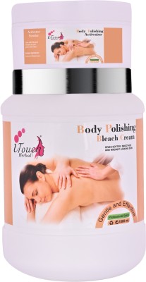 I TOUCH HERBAL Body Polishing Bleach Cream With Activator 1 kg(1000 ml)