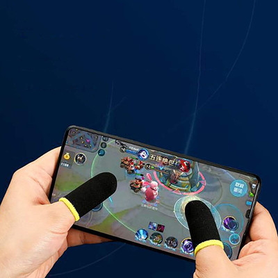 Best-Quality-Hub Thumb & Finger Sleeve for Mobile Game (4 pieces), Pubg,,Freefire Finger Sleeve(Pack of 4)