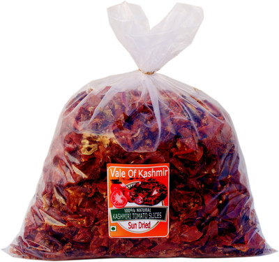 vale of kashmir Dried Tomato Slices, Sun Dried, Natural Processed, Uselful in Cooking(500 g)